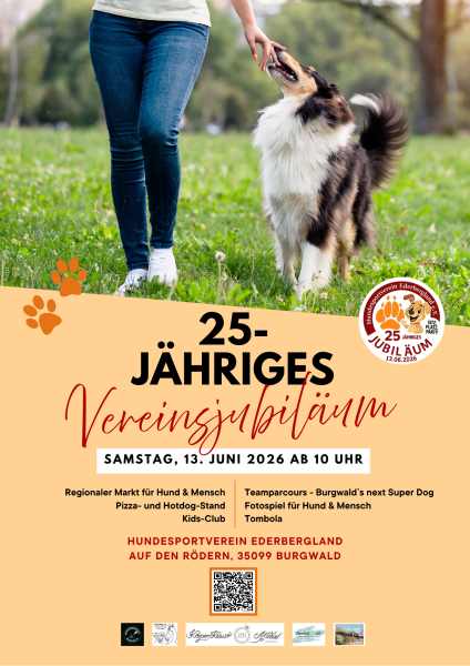 25 -jahriges Vereinsjubilaum - Poster